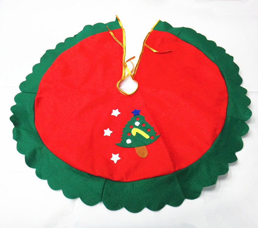 Falda de árbol de Navidad Adornos para árboles de Navidad Regalos de Navidad Escena navideña a juego