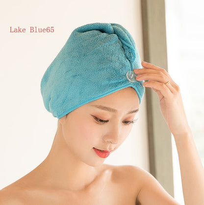 Women's Hair Dryer Cap, Absorbent Dry Hair Towel