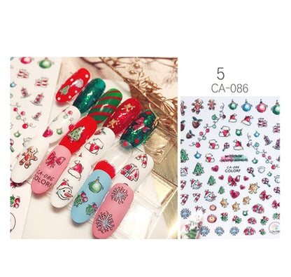 Christmas nail sticker