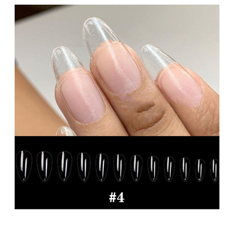 Uñas de extensión transparentes