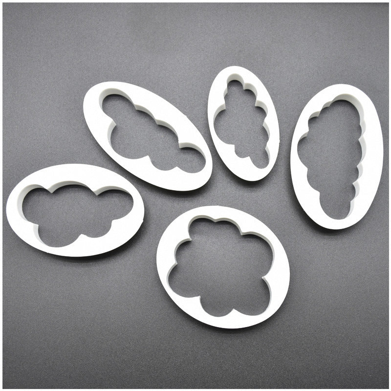 Fondant cake cut embossing mold