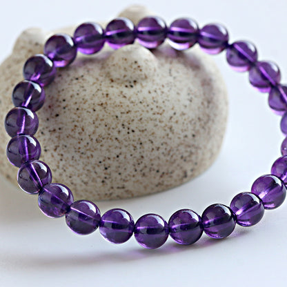 Natural amethyst bracelet