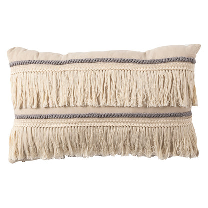 Luna Fringe Throw Pillow Cover