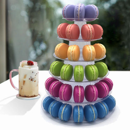 Expositor de macarons de 6 capas