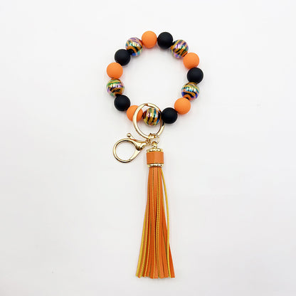 Handmade Beaded Bracelet Tassel Key Chain