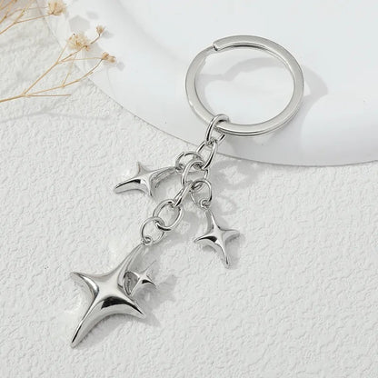 Creative Fashion Star And Moon Alloy Key