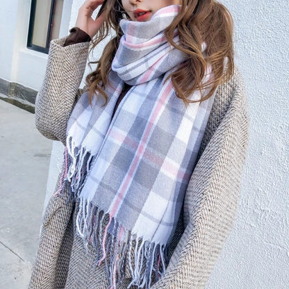 Warm Thickened Couple Scarf Student Trendy High-grade Shawl