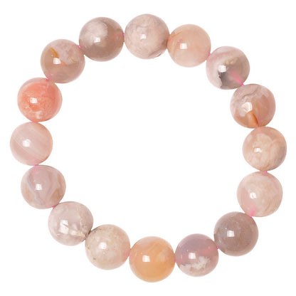 Cherry blossom agate bracelet