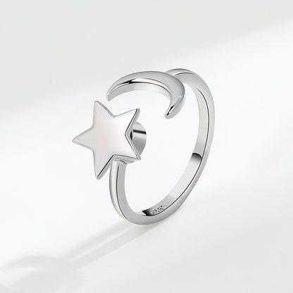 Anillo giratorio XINGX de plata esterlina S925 de nuevo estilo para mujer