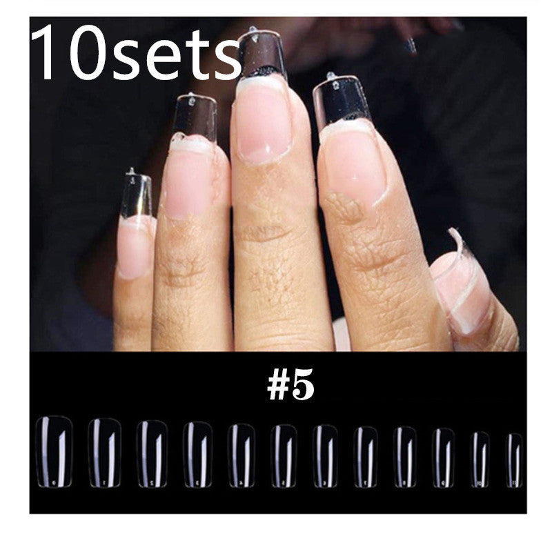 Uñas de extensión transparentes