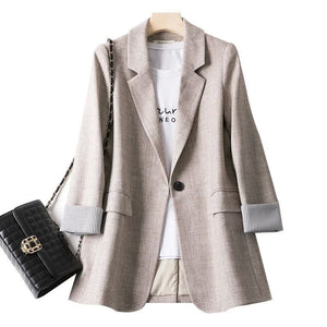 Casual Temperament Wild Commuter Professional Tailored Suit Top