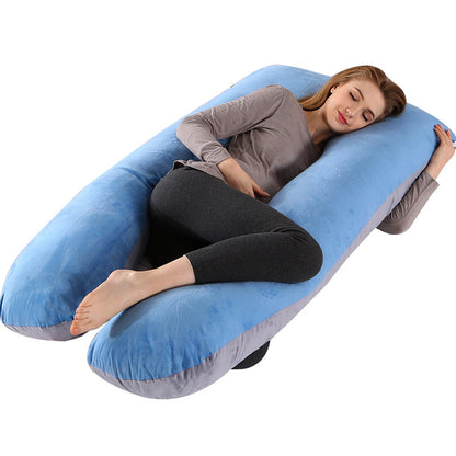 Almohada en forma de U con patas para dormir de lado