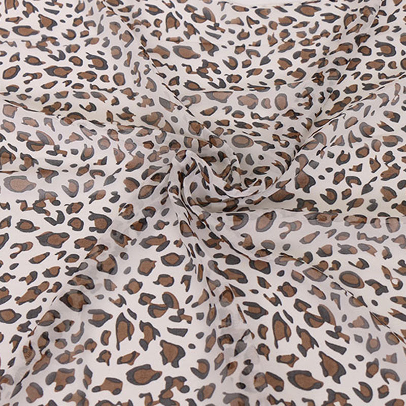 Women's Sun Protection Scarf Small Chiffon Spots