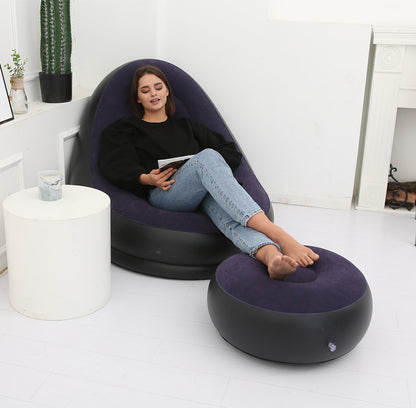 Lazy Bean Bag with Inflatable Folding Sofa