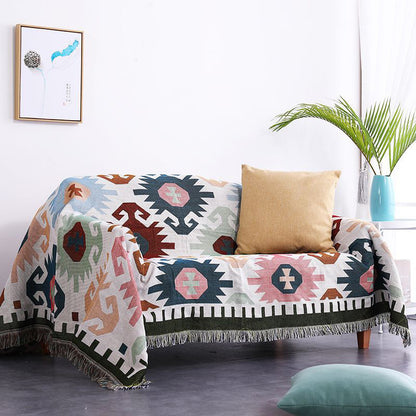 Scandinavian style sofa towel sofa cover