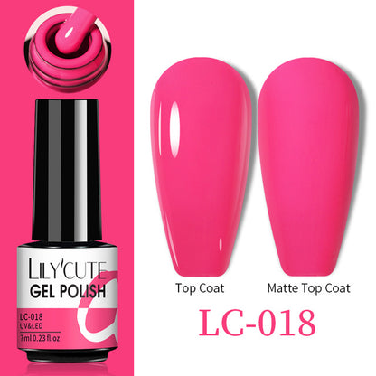 Esmalte de uñas que cambia de color con gel térmico