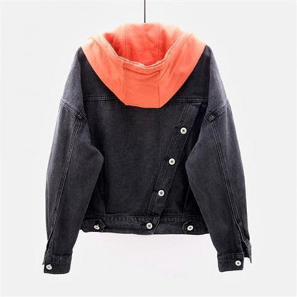 Long Sleeve Hooded Jacket Multi-pocket Versatile Top Autumn And Winter