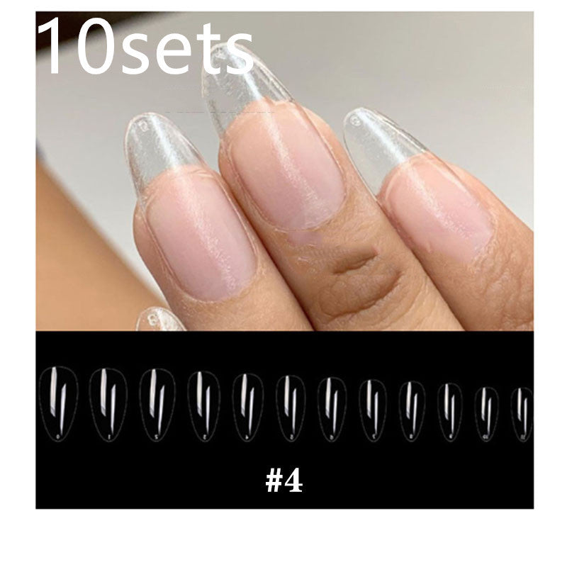 Uñas de extensión transparentes