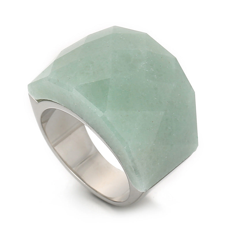 Women's Fashion Natural Stone Ring