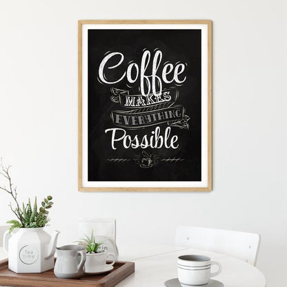 Cuadro de pared de café