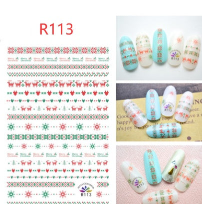 Christmas nail decals ornaments nail stickers