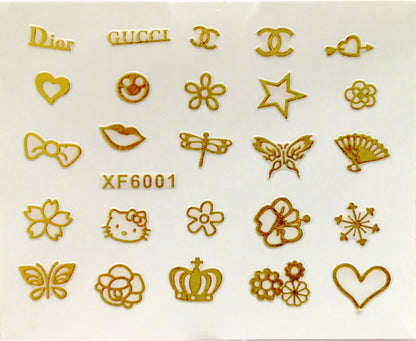 Nail Waterproof Hot Stamping Sticker