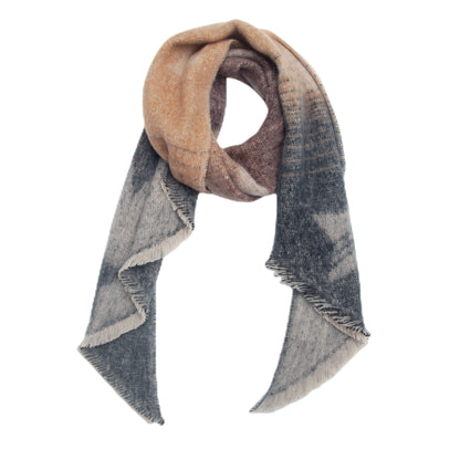 European And American Yarn Rhombus Twill Scarf