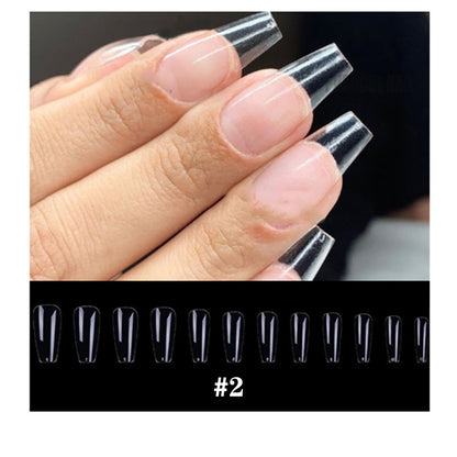 Uñas de extensión transparentes