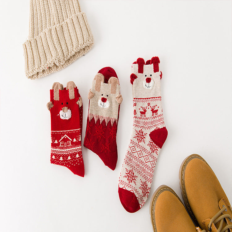 Santa Claus Cute Christmas Socks