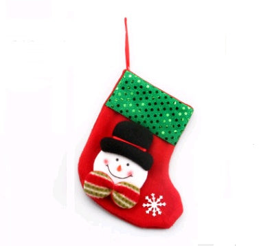 Adornos navideños Calcetines de Papá Noel Colgante de árbol de Navidad Calcetines navideños Bolsa de regalo Bolsa de Navidad