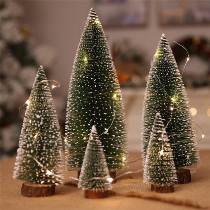 Christmas pine needle tree decoration