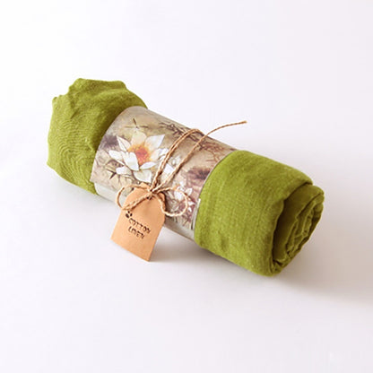 Solid Color Cotton And Linen Thin Scarf