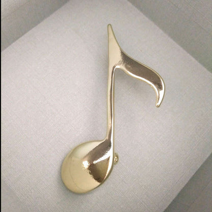 Musical Note Simple Atmospheric Natural Pin Brooch