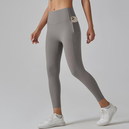 Pantalones de yoga ajustados de alta resistencia, de cintura alta, para contracción abdominal, deportivos, de secado rápido