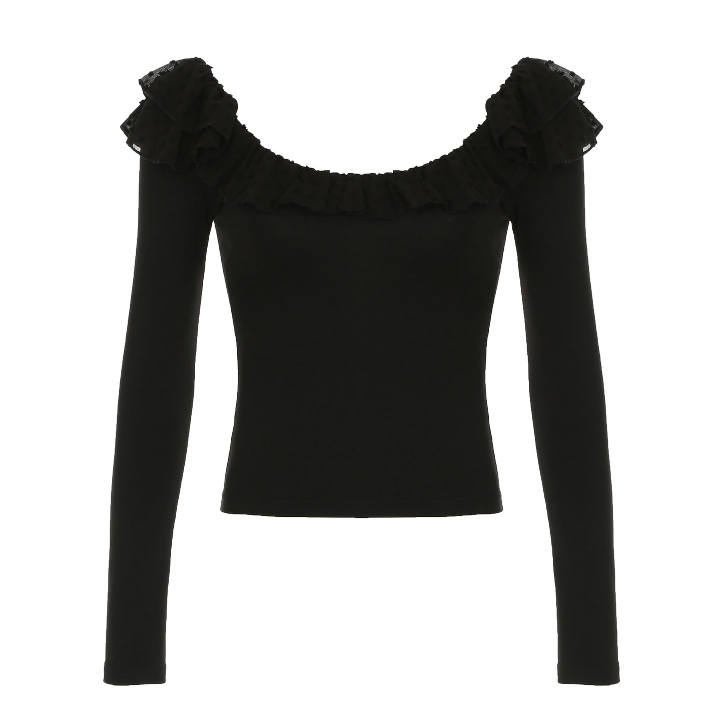 Slim Fit Backless Long-sleeved Top Women