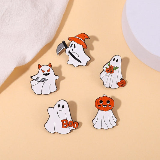 European And American Halloween The Frighteners Suit Combination Brooch