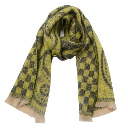 Men's Women's Neck Warmer Paisley Jacquard Scarf