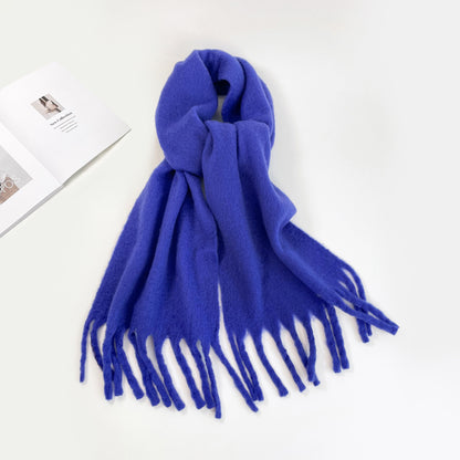 Fashion Solid Color Haima Hair Scarf For Women