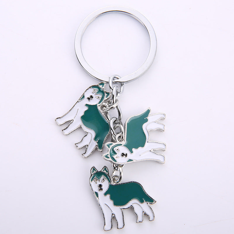 Little Creative Gifts Metal Key Ring Pet Dog Keychain Pendant