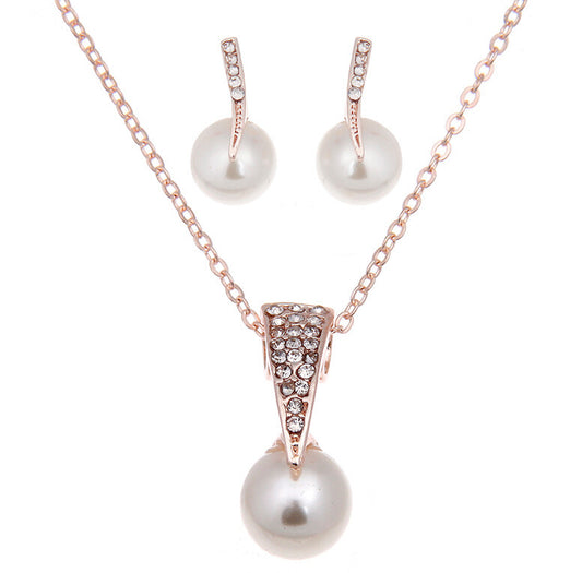 Pearl necklace set