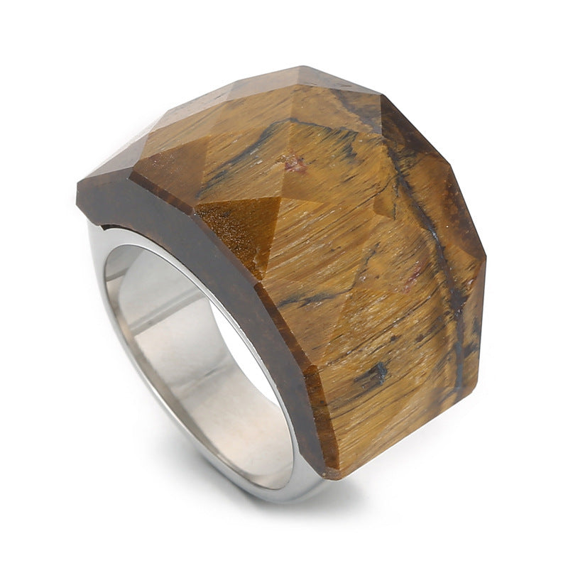 Women's Fashion Natural Stone Ring