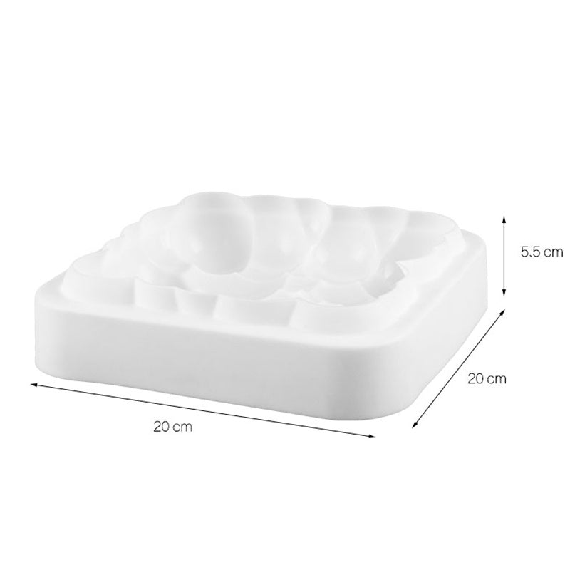 Molde de silicona para mousse de muaré