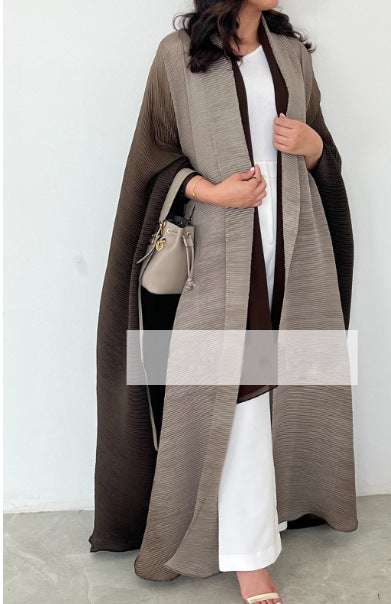 Sanzhai Shoulder Cloak Coat Pleated Loose Plus Size Scarf