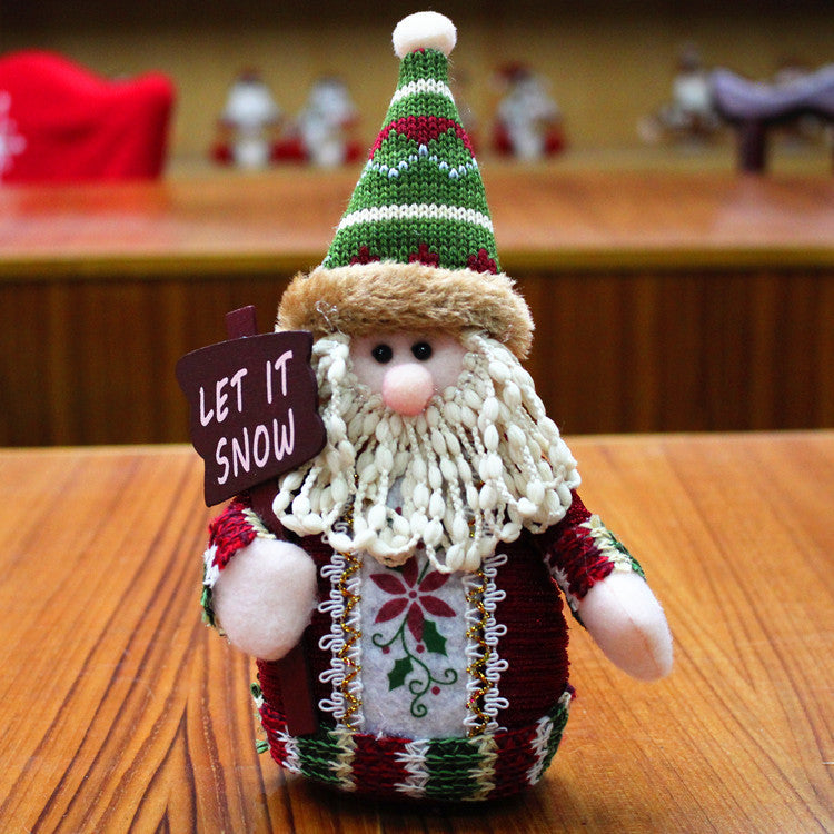 Christmas Elk Santa Claus Snowman Christmas Decorations