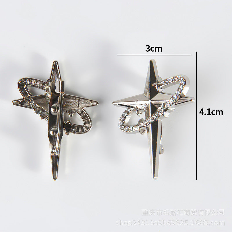 Metal Simplicity Ins Style Temperament Brooch Accessories