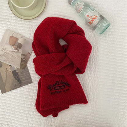 Fashion Preppy Style Artificial Cashmere Scarf Women