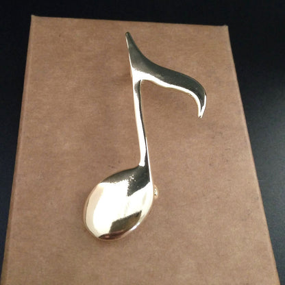 Musical Note Simple Atmospheric Natural Pin Brooch