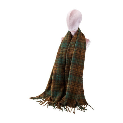 New Complex Plaid Scarf Thickened Autumn And Winter Soft Scarf