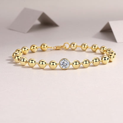 Women's Moissanite Chain Ins Style Bracelet