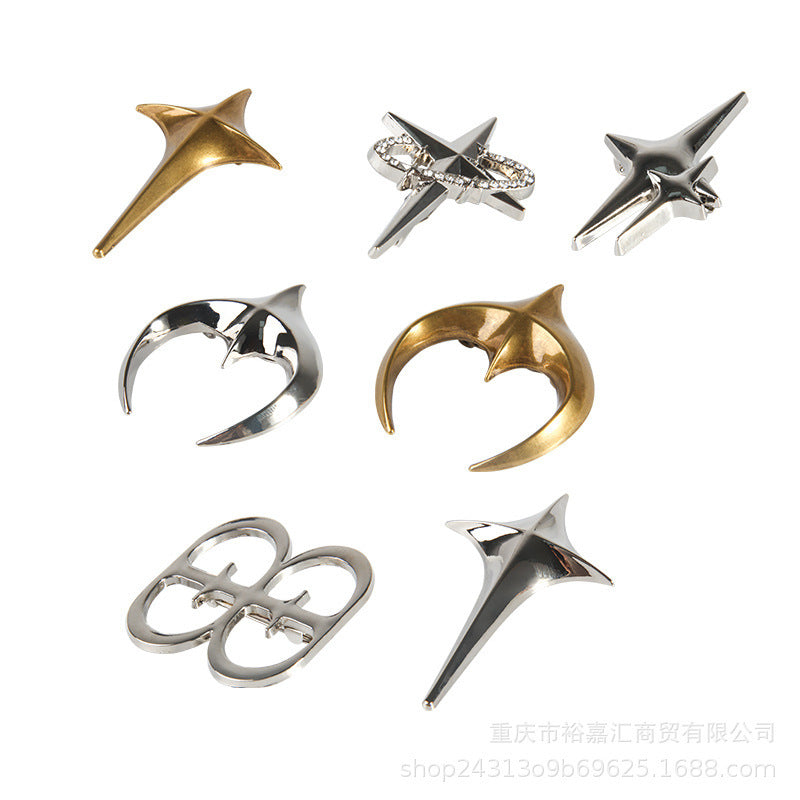 Metal Simplicity Ins Style Temperament Brooch Accessories